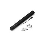 MAGIC FX (WHITE+SILVER) ELECTRIC CANNON 50CM - CONFETTI