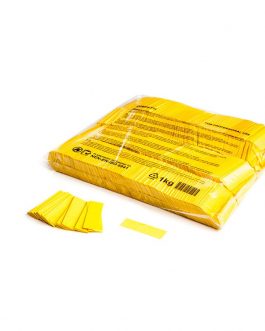 MAGIC FX PAPER CONFETTI RECTANGLES 55X17MM - YELLOW