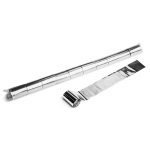 MAGIC FX METALLIC STADIUM STREAMERS 20M X 5CM - SILVER