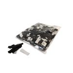 MAGIC FX METALLIC CONFETTI RECTANGLES 55X17MM - BICOLOUR BLACK-SILVER