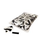 MAGIC FX METALLIC CONFETTI RECTANGLES 55X17MM - BICOLOUR BLACK-WHITE