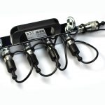 CO2 HIGH PRESSURE DISTRIBUTION BLOCK (4X 3/8 HOSE IN, 1X 3/8 OUT)