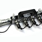 CO2 HIGH PRESSURE DISTRIBUTION BLOCK (4X 3/8 HOSE IN,1X 3/4 OUT)