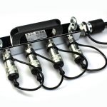CO2 HIGH PRESSURE DISTRIBUTION BLOCK (1X 3/4 HOSE IN, 4X 3/8 OUT)