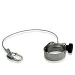 CANNON CLAMP WITH CERTIFIED SAFETY CABLE