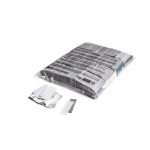 MAGIC FX PAPER CONFETTI RECTANGLES 55X17MM - WHITE+SILVER