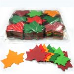 MAGIC FX PAPER CONFETTI MAPLE LEAVES 100MM - AUTUMN
