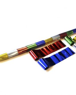 MAGIC FX METALLIC STREAMERS 10M X 5CM - MULTICOLOUR