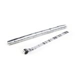 MAGIC FX METALLIC STADIUM STREAMERS 20M X 2.5CM - SILVER