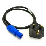3 PIN PLUG TO NEUTRIK POWERCON - CABLE 1.5M